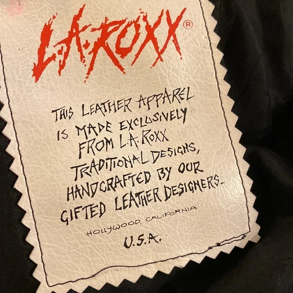 LA Roxx leather vest size S-M - Picture 4 of 4